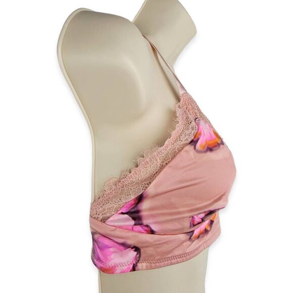 Auden Unlined Bralette in Rose Pink Medium NWT - Picture 4 of 5